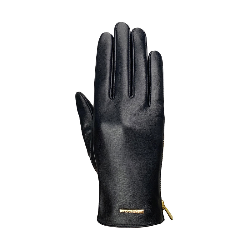 Leather Driving Glove - Женские модные перчатки из овчины с