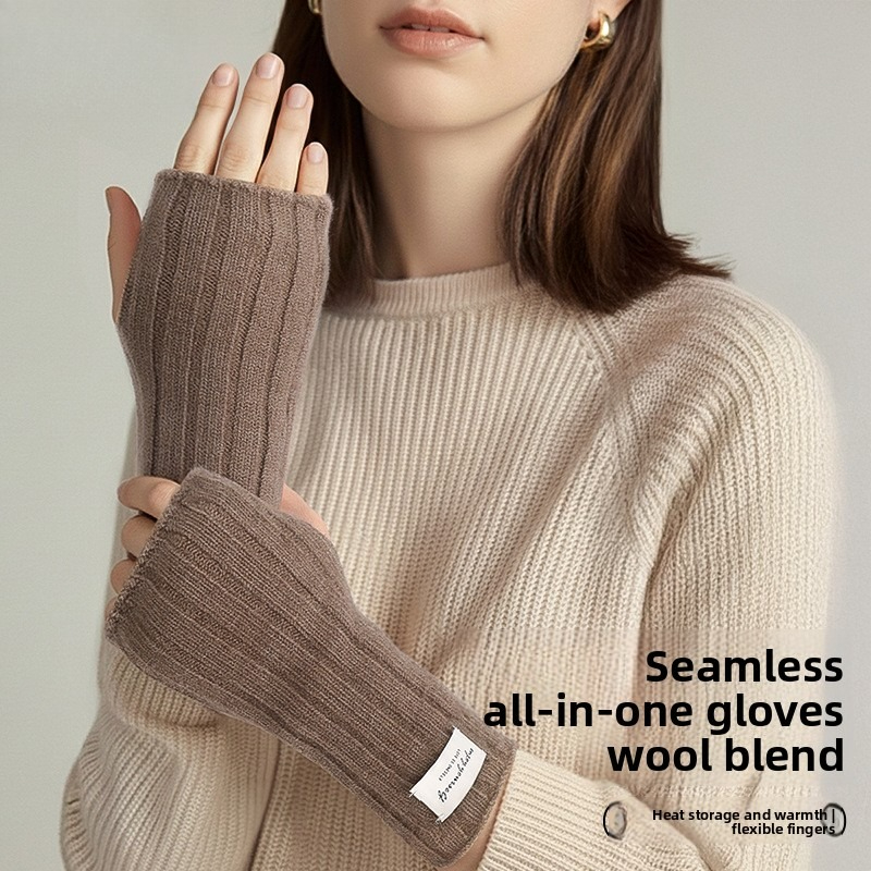 Зимние вязаные перчатки без па – обзор и цена Wool Glove Lined
