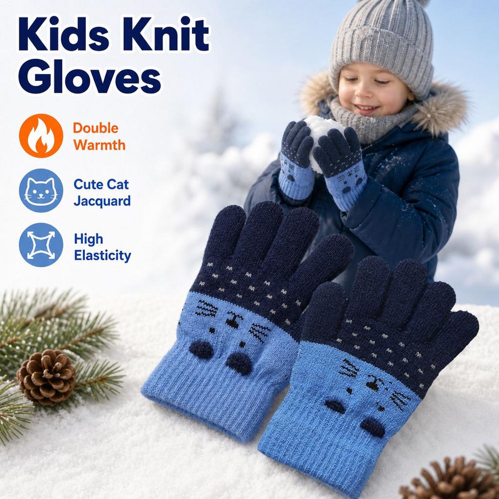 Детские вязаные перчатки с фли – обзор и цена Wool Glove Lined