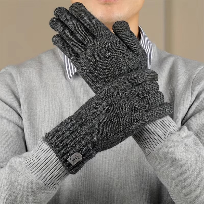 Мужские термальные вязаные пер – обзор и цена Wool Glove Lined